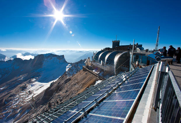  Работа солнечных батарей зимой, борьба со снегом  