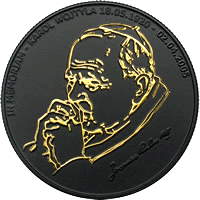 монета посвященная Папе Римскому